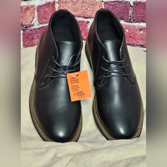 Classic Black Leather Men's Shoes - Picture 2 of 7